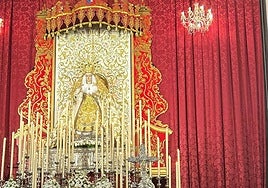 Javier Sierra, durante su exaltación a la Aurora.