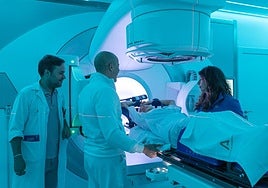 Imagen de una radioterapia.