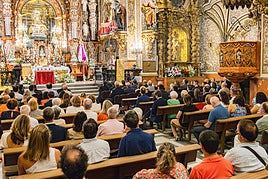 La Basílica, a rebosar en el acto de ayer.