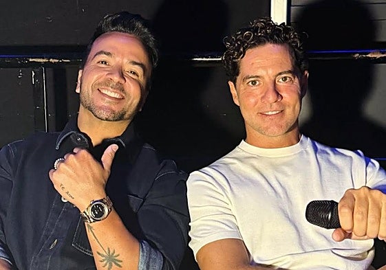 David Bisbal y Luis Fonsi, anfitriones del concierto de los Latin Grammy.