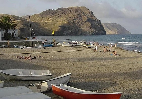 Playa de Las Negras, en Cabo de Gata.