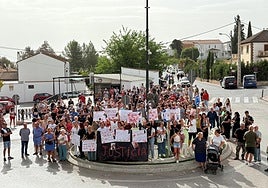 Moraleda pide justicia tras la muerte de uno de sus vecinos.