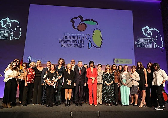 Imagen de archivo de la premiadas en la edición de 2024.