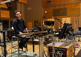 El granadino Pedro Osuna, en la Sala Newman, en Los Ángeles.