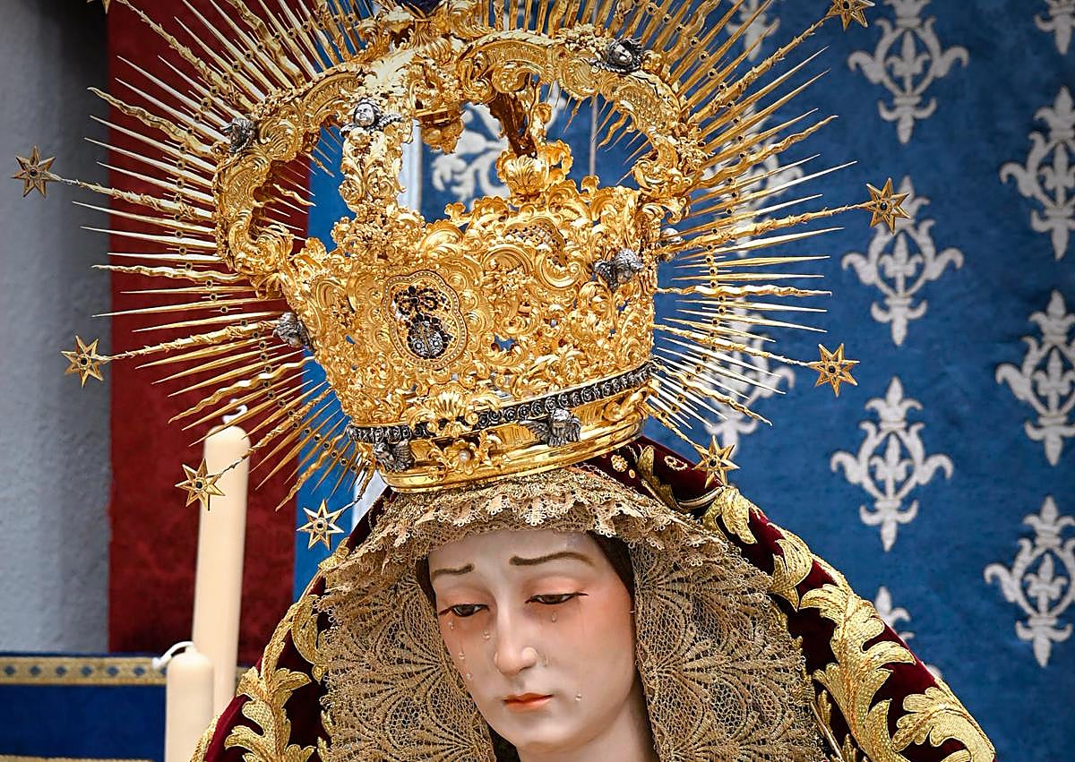 Imagen secundaria 1 - Así se presenta la Virgen de la Amargura para sus cultos en el Realejo