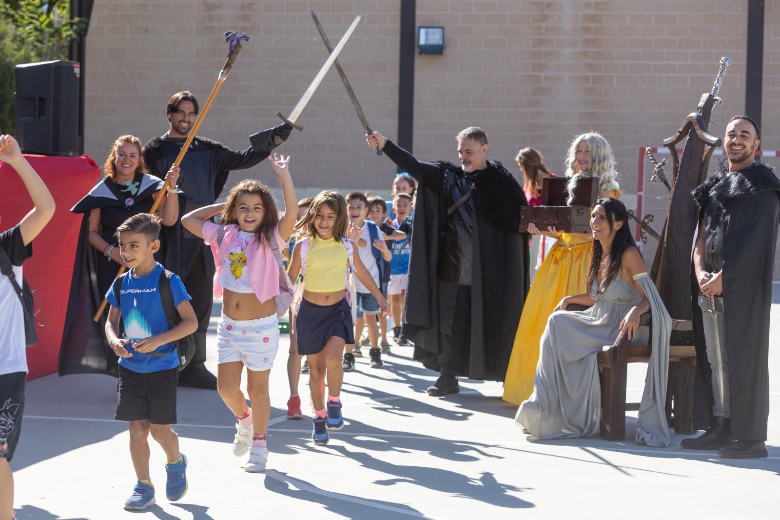 El primer día de colegio en Granada, en imágenes