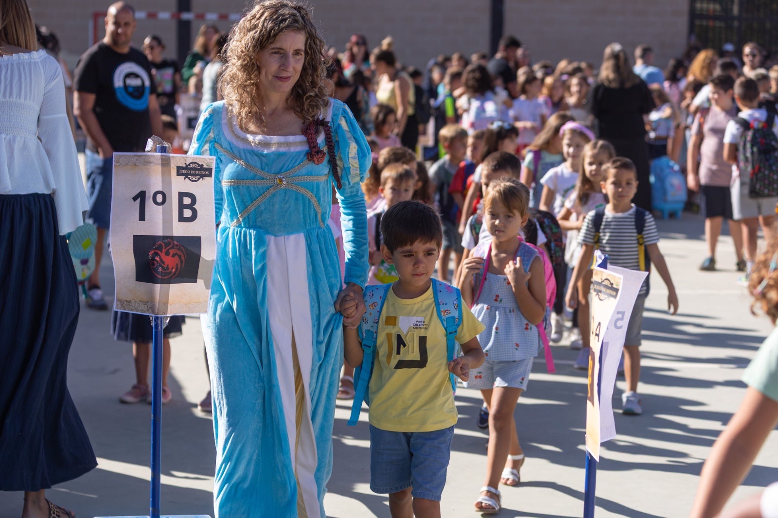 El primer día de colegio en Granada, en imágenes