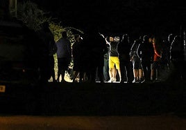 Noche de tensión en Huétor Santillán