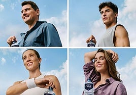 Así es la nueva bebida hecha con agua de Granada que anuncian Casillas, Ona Carbonell o Márquez