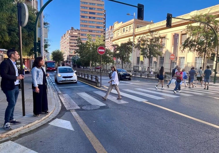 El PSOE critica los cambios en la avenida de Madrid