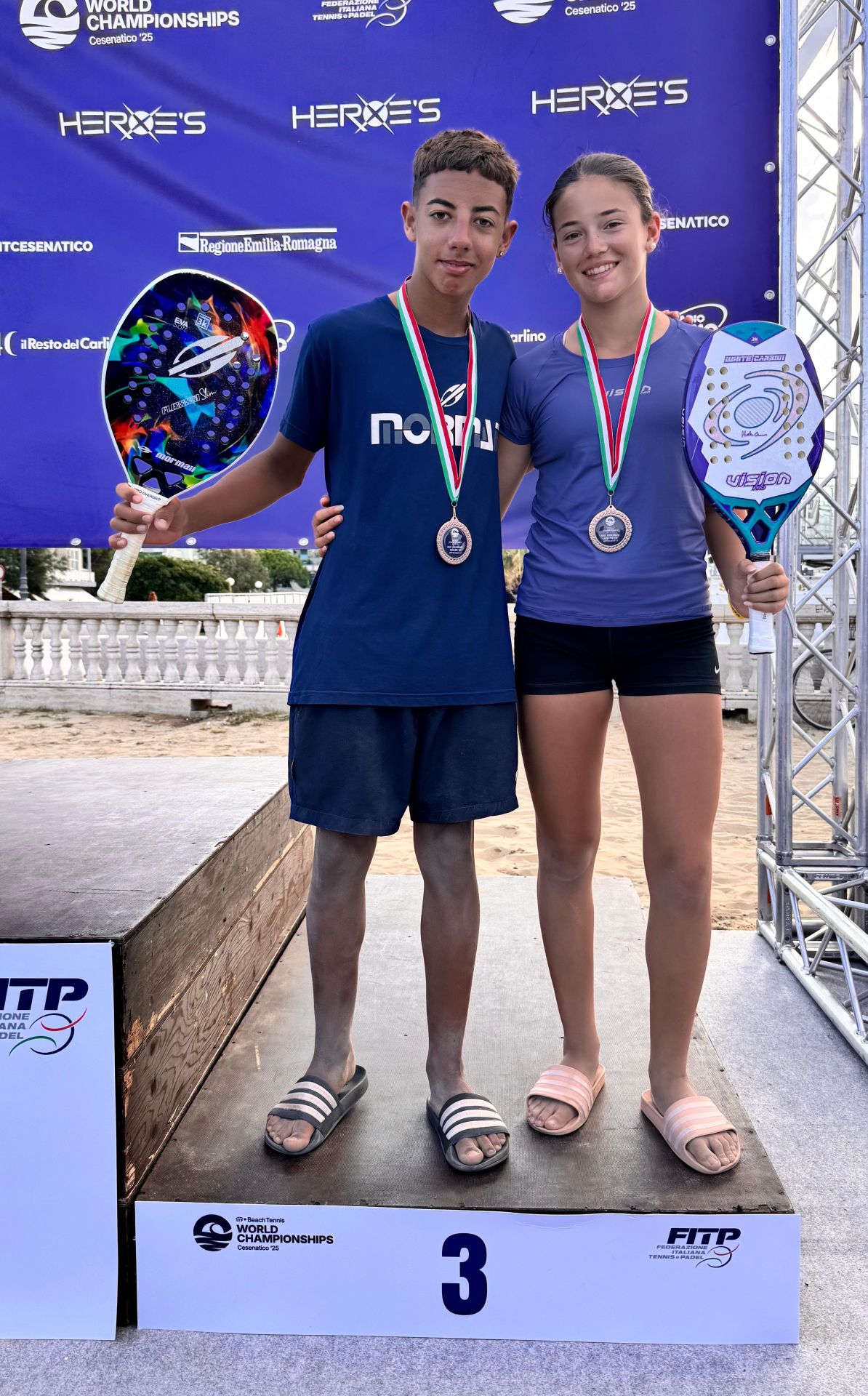 Liberto Amate y Marina García.