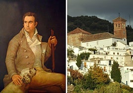 Antonio Porcel, pintado por Francisco de Goya, y el pueblo alpujarreño de Mairena, donde nació.