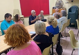 Reunión convocada por la FAVA Argar de Almería.