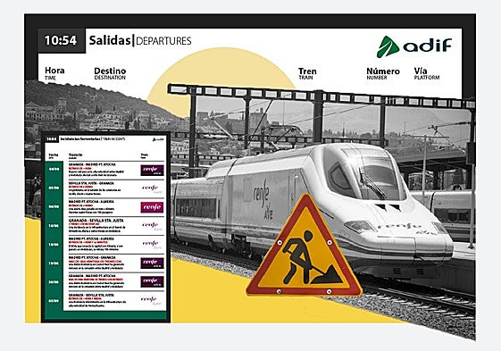 Granada vive un verano de caos ferroviario con averías, incendios y viajeros tirados en las vías