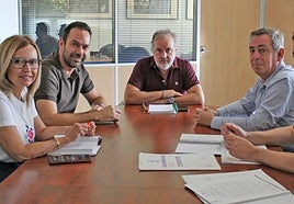 Reunión con la nueva directiva de Aqualia.