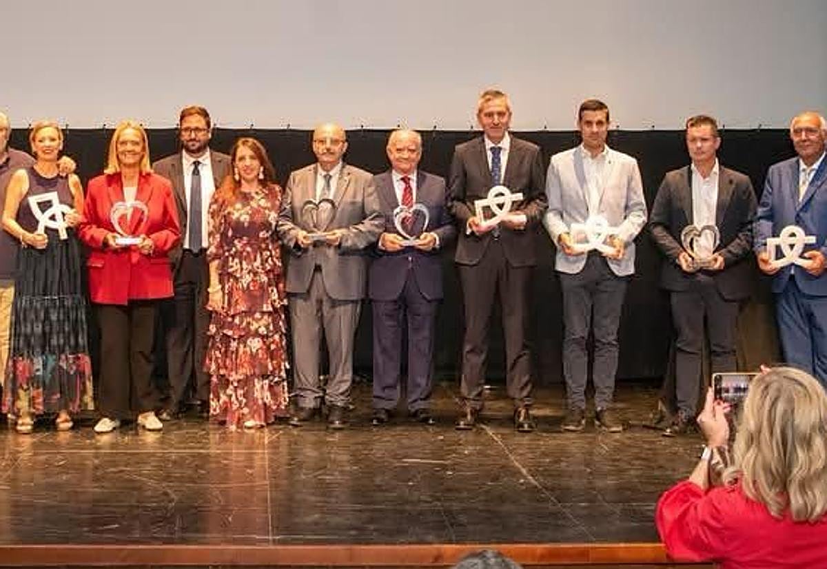 Imagen principal - Varios momentos de la gala.