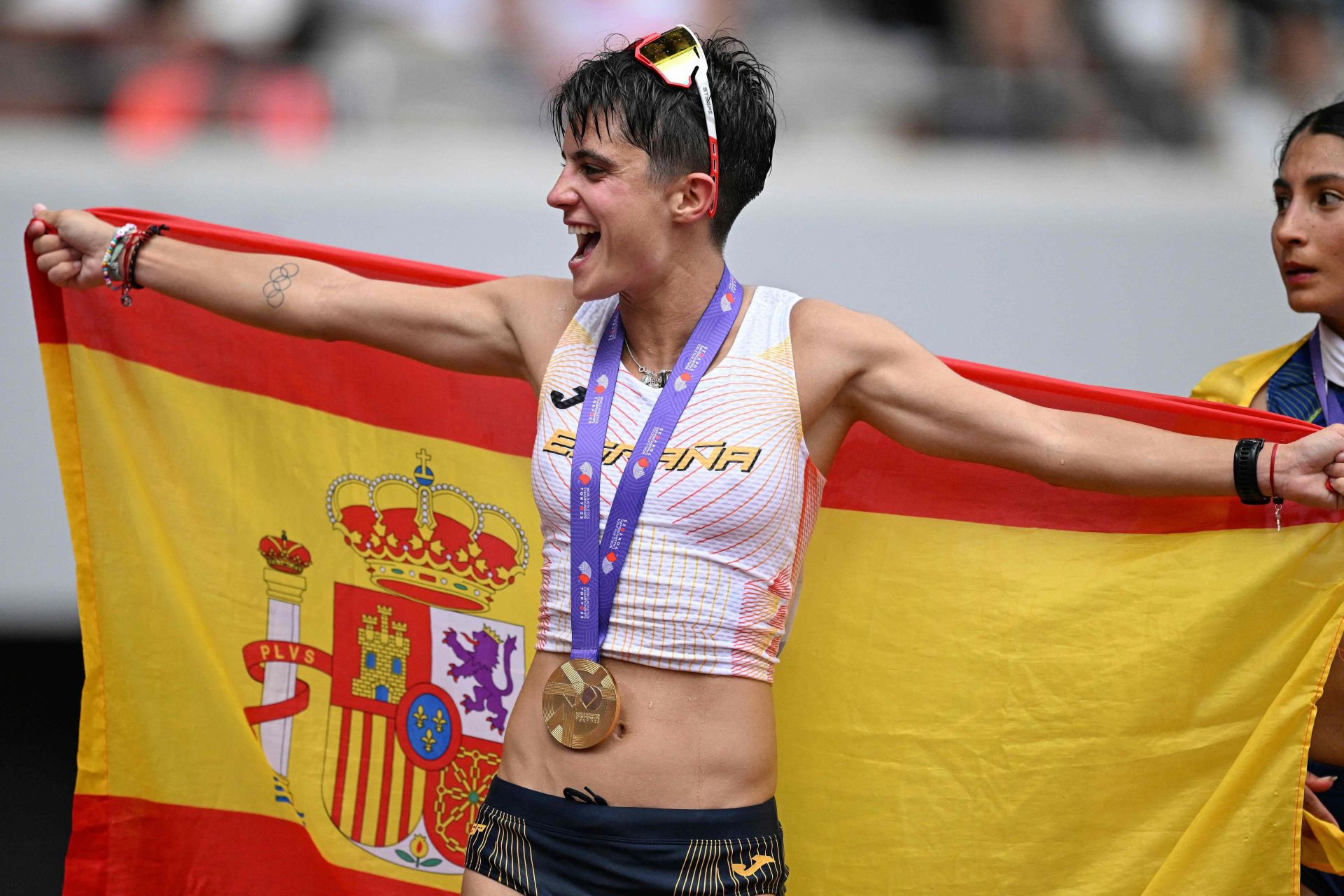 Las imágenes de la granadina María Pérez como campeona del mundo