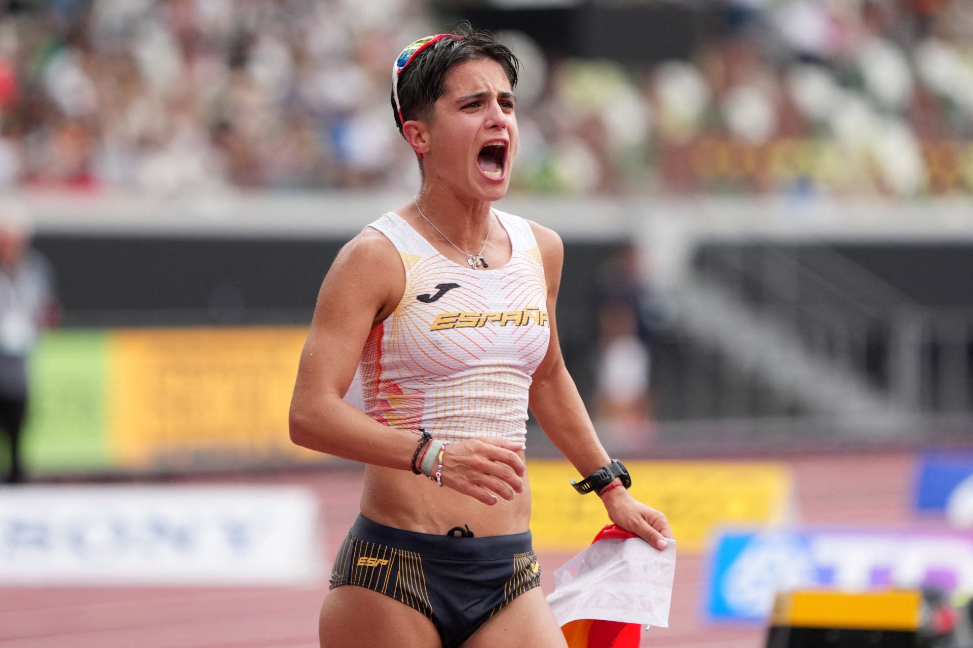 Las imágenes de la granadina María Pérez como campeona del mundo