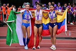 Las imágenes de la granadina María Pérez como campeona del mundo