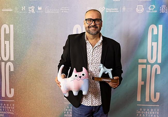 Jorge Pastor, con el premio del público.