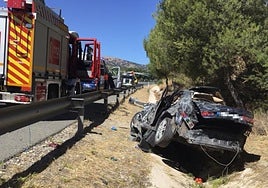 Estado del vehículo accidentado.