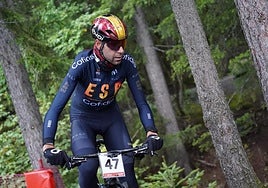 David Valero en la prueba en Suiza.