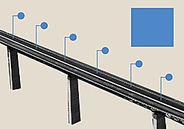 La historia de un viaducto que empezó a dar problemas antes de inaugurarse