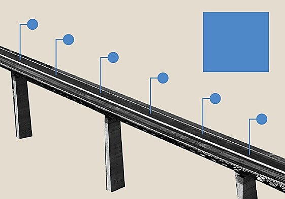 La historia de un viaducto que empezó a dar problemas antes de inaugurarse