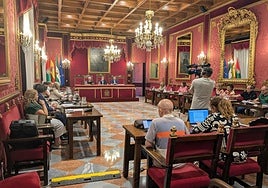 Un momento de la comisión de Limpieza celebrada este lunes.