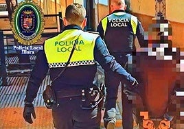 Actuación de la Policía Local de Íllora, en una imagen de archivo.