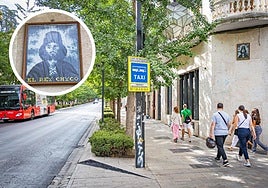 El cuadro de El Rey Chyco, en la esquina de Gran Vía con Natalio Rivas.