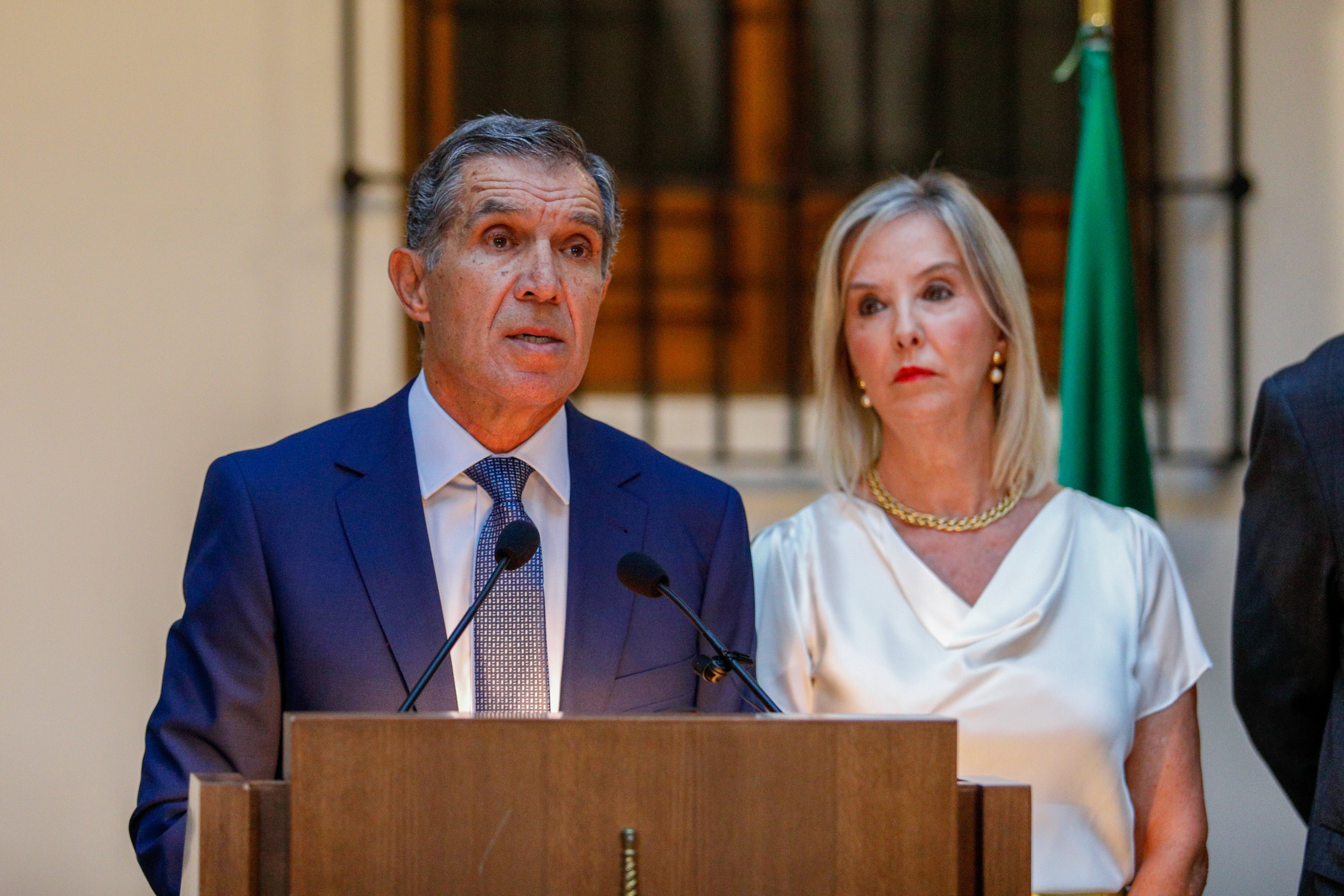 Lorenzo del Río, durante su intervención en la apertura del año judicial.