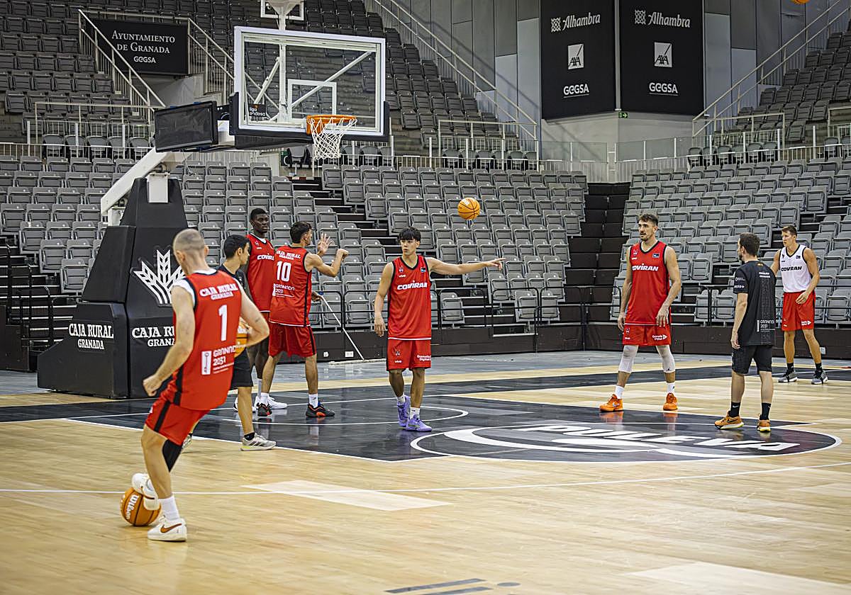 Entrenamiento del Covirán esta pretemporada.