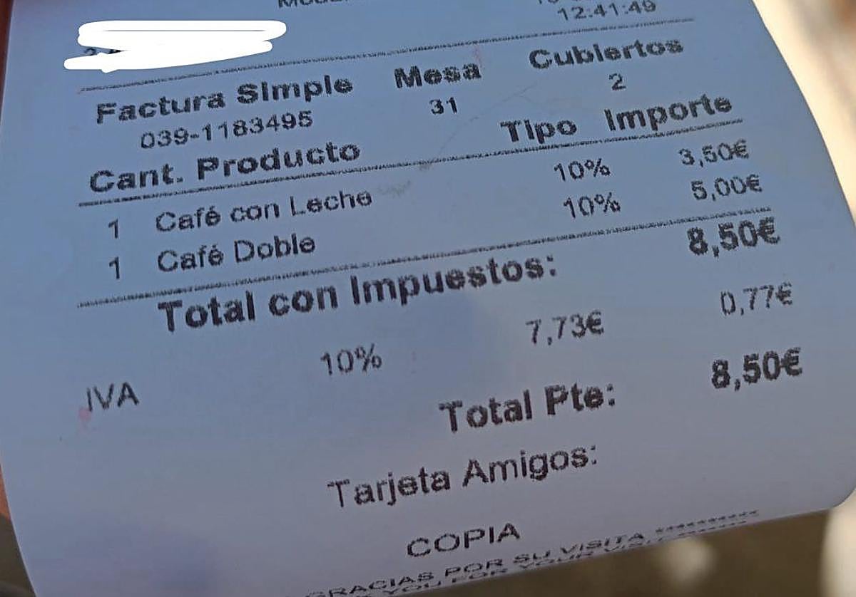 Cuenta que se ha hecho viral de un bar de Granada.