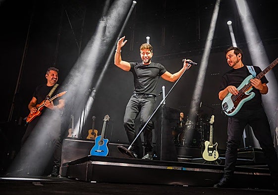 Concierto de Pablo Alboran en Granada, en una imagen de archivo