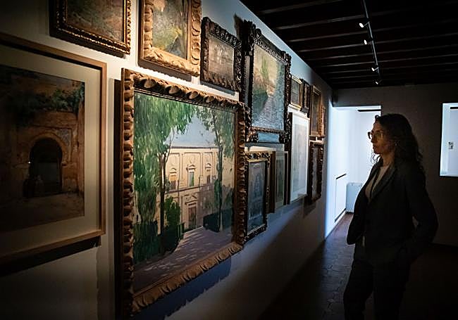 El cuadro formará parte de la colección del Museo Ángel Barrios.