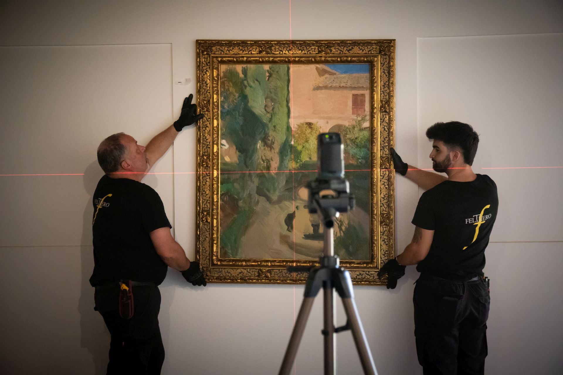 Así fue el traslado del &#039;Jardín de Lindaraja&#039; de Sorolla al Museo Ángel Barrios