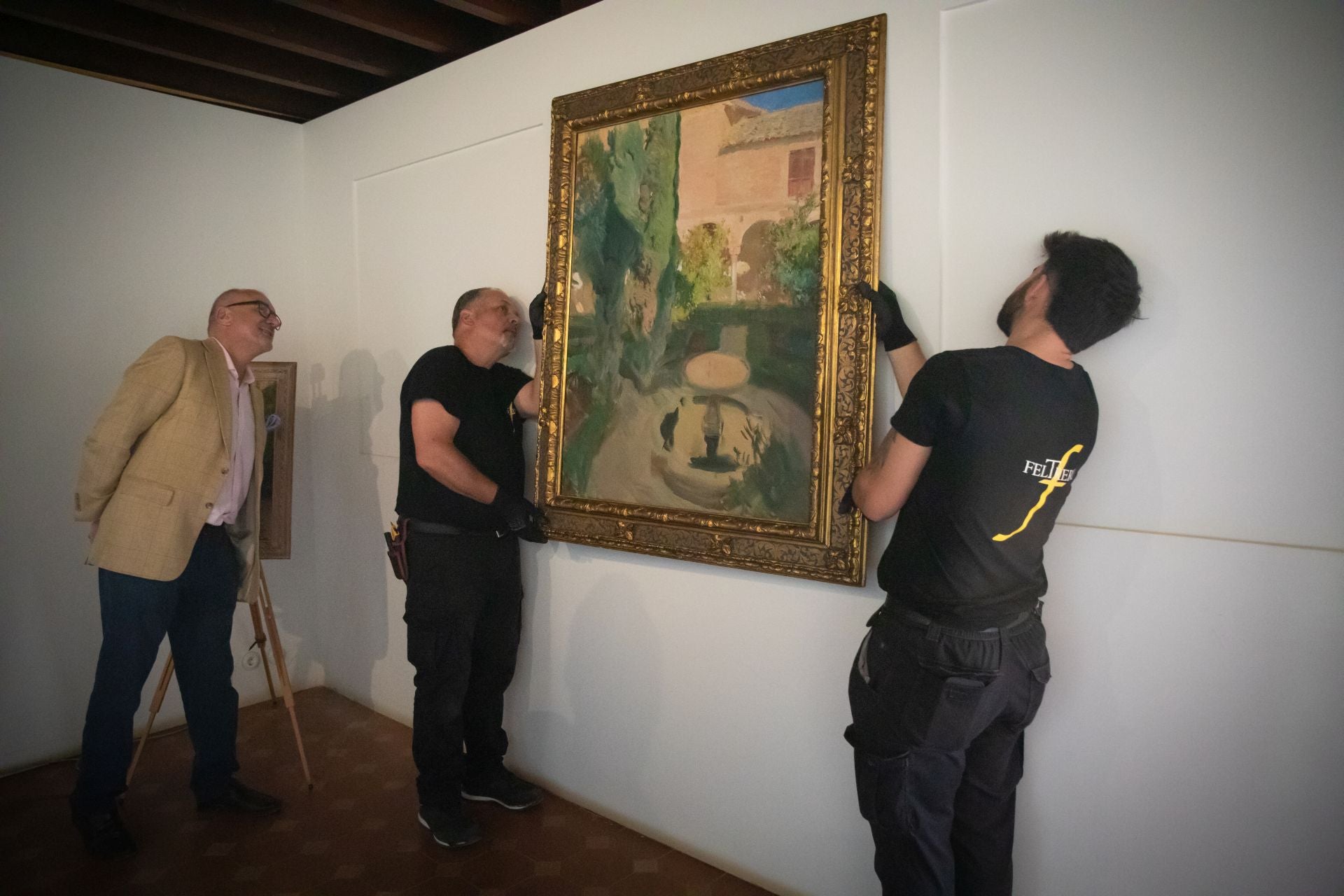 Así fue el traslado del &#039;Jardín de Lindaraja&#039; de Sorolla al Museo Ángel Barrios