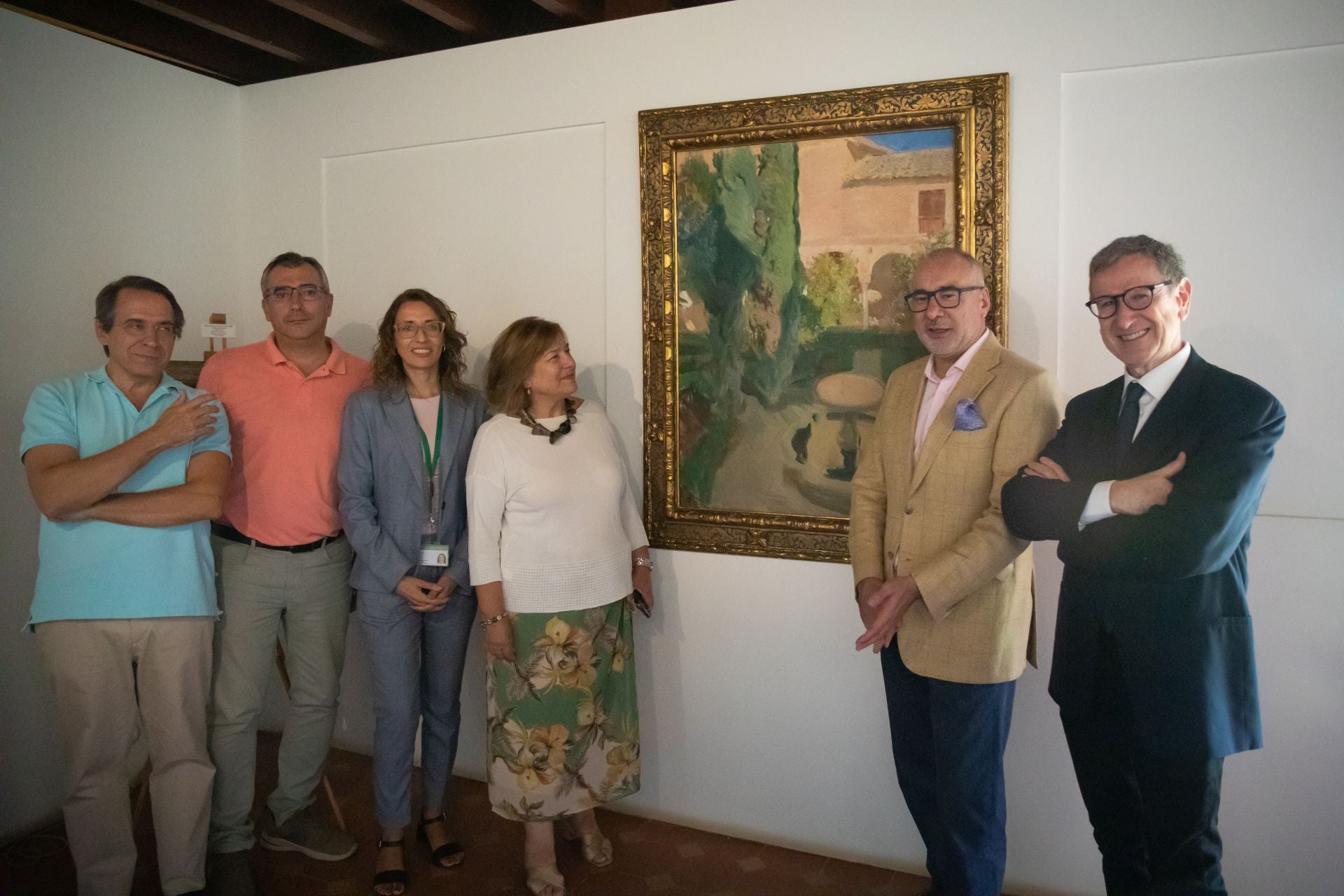 Así fue el traslado del &#039;Jardín de Lindaraja&#039; de Sorolla al Museo Ángel Barrios