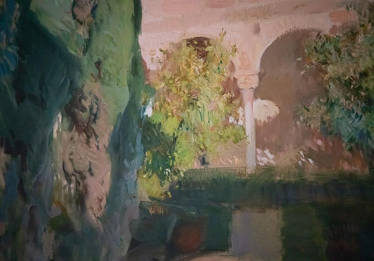 Imagen principal - Detalles de la obra de Sorolla. 