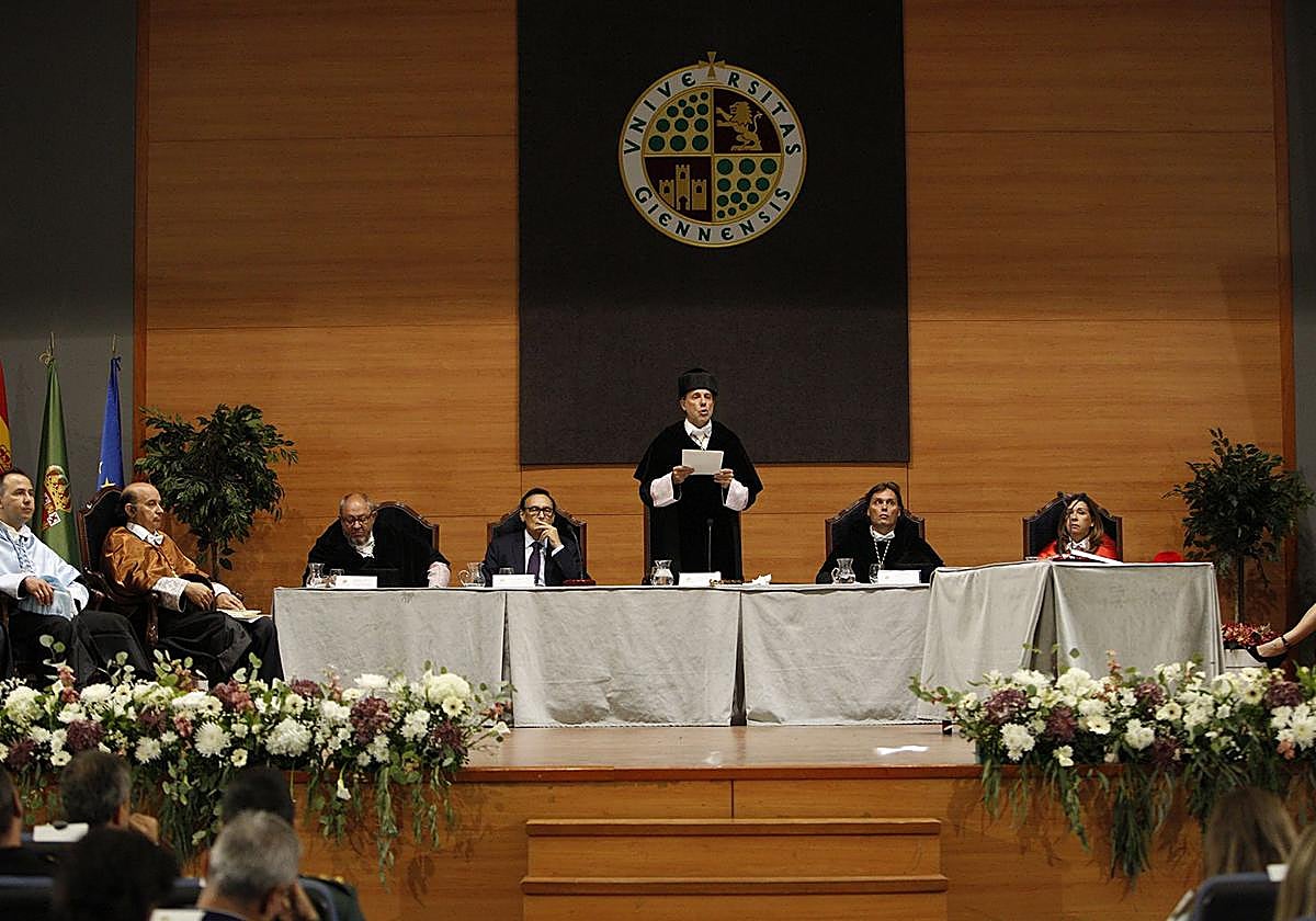 Intervención del rector de la UJA en la inauguración del curso académico 2025-2026.