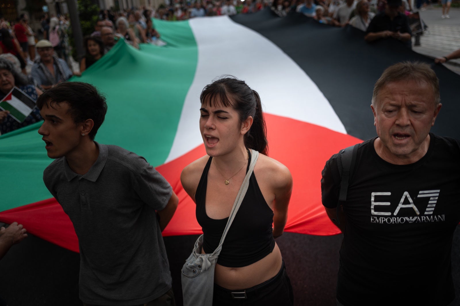 Las imágenes de la marcha en Granada contra el genocidio en Gaza