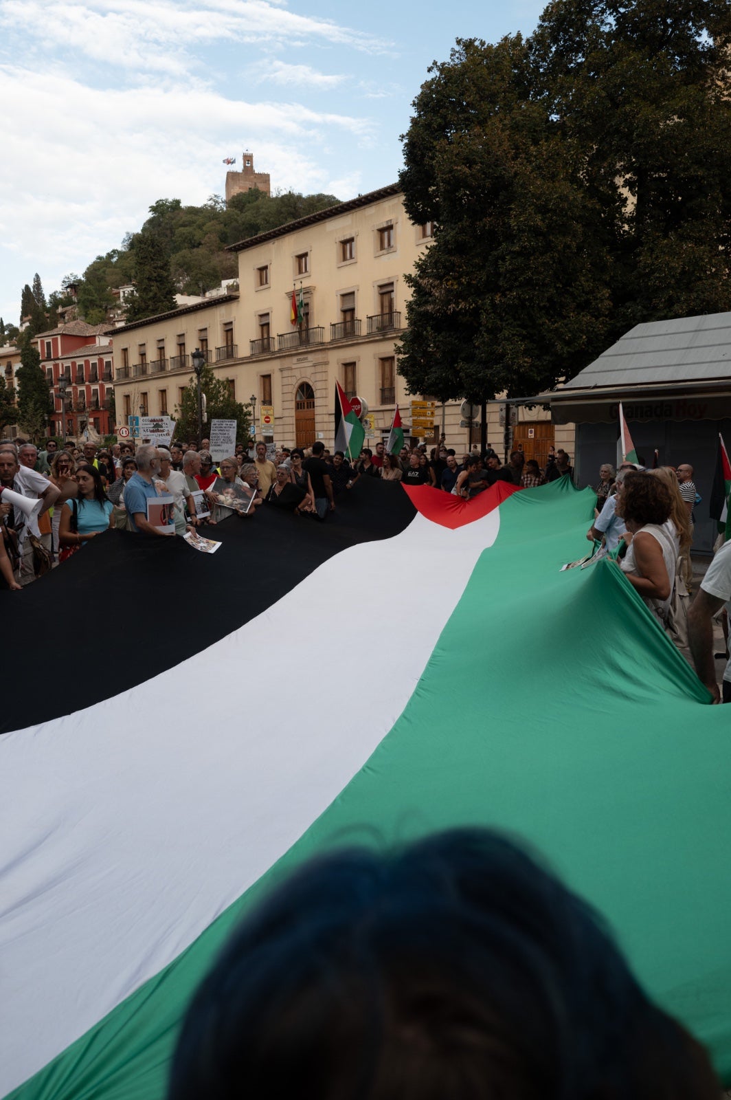 Las imágenes de la marcha en Granada contra el genocidio en Gaza