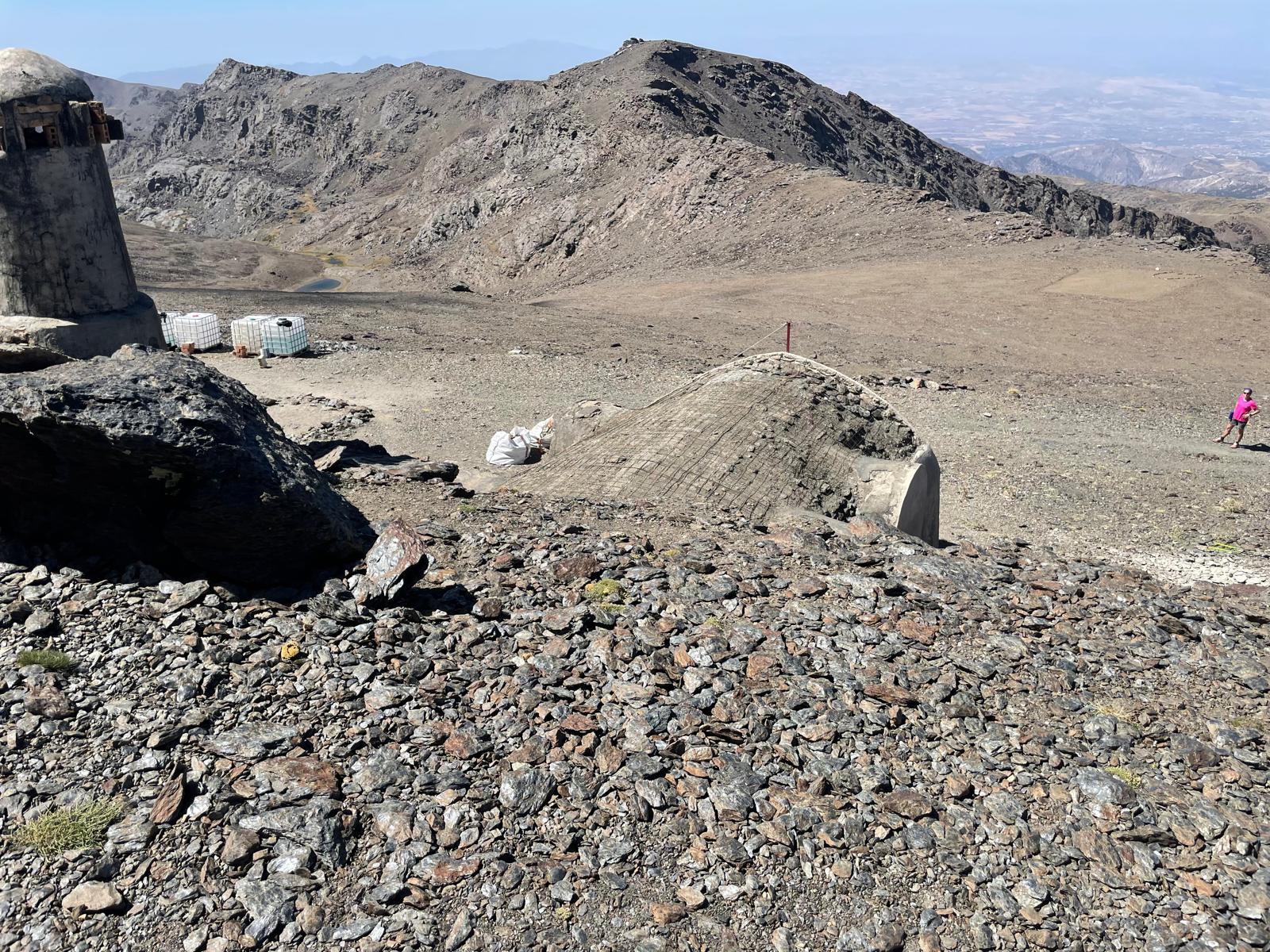 Las obras del refugio de Elorrieta, en imágenes