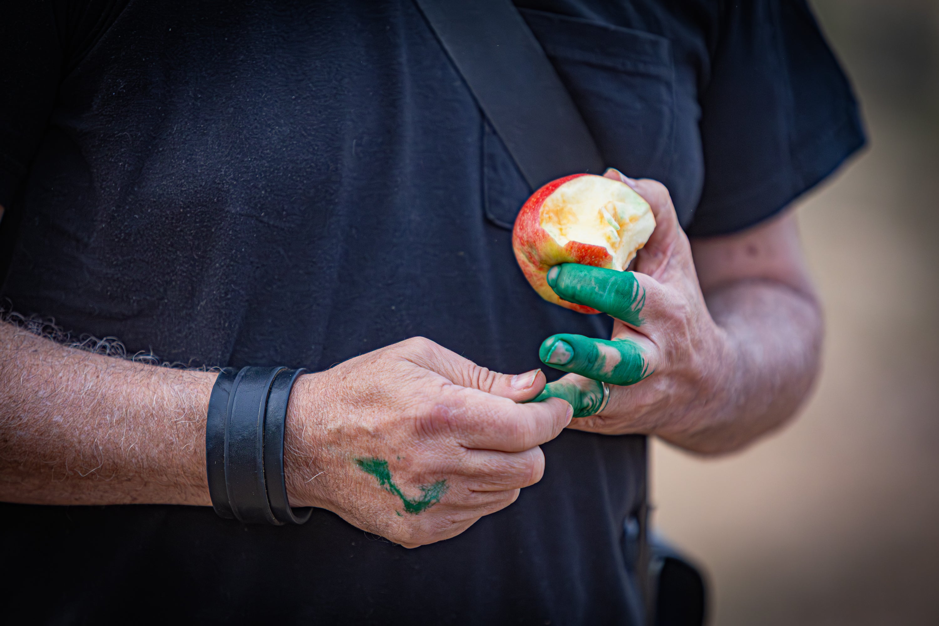 Las imágenes de los desnudos verdes en Granada