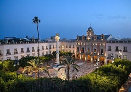 Monumento a los Mártires de la Libertad, en la Plaza Vieja.
