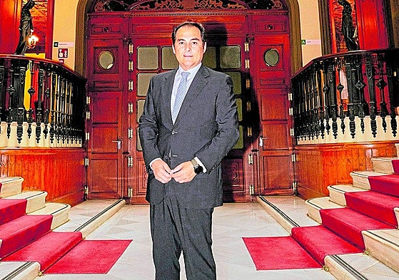 José Antonio Nieto, consejero de Justicia, en Almería.