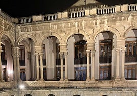 Interior del palacio provincial de la Diputación de Jaén.