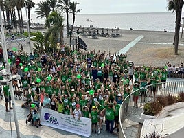 Almuñécar reúne a 300 personas en la marcha solidaria 'Caminando por la Memoria' con motivo del Día Mundial del Alzheimer
