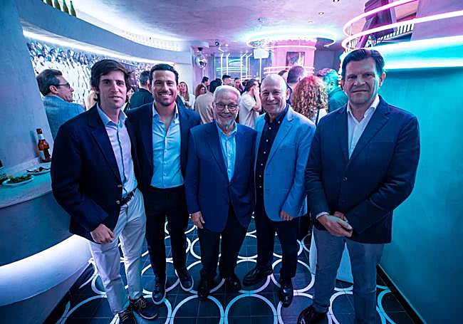 Los empresarios socios de Aliatar.